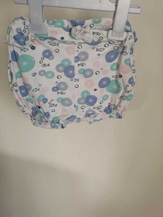 Zestaw rampers + spodenki H&M smerfy Pepco So Cute balony 86 cm 12-18m