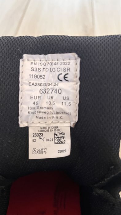 Buty ochronne Puma rizkuar 45