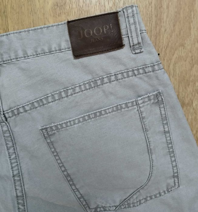 Joop! Romeo 33/34 szare cienkie jeansy straight fit L