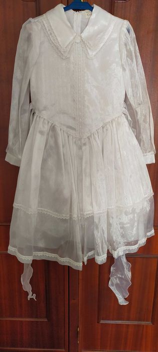 Vestido Primeira Comunhão – tamanho 12/13 anos