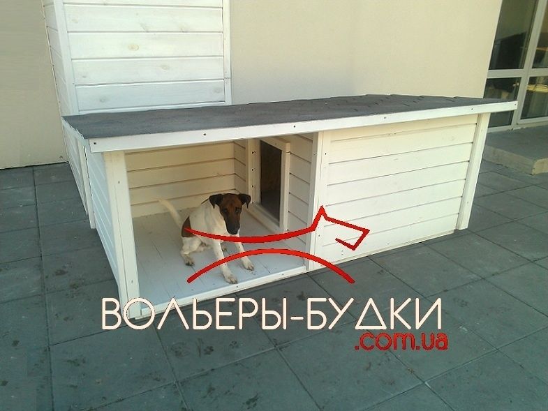 Вольєри та будки для собак.
