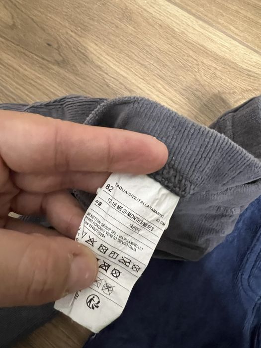Spodnie sztruksowe Benetton 82 12-18m