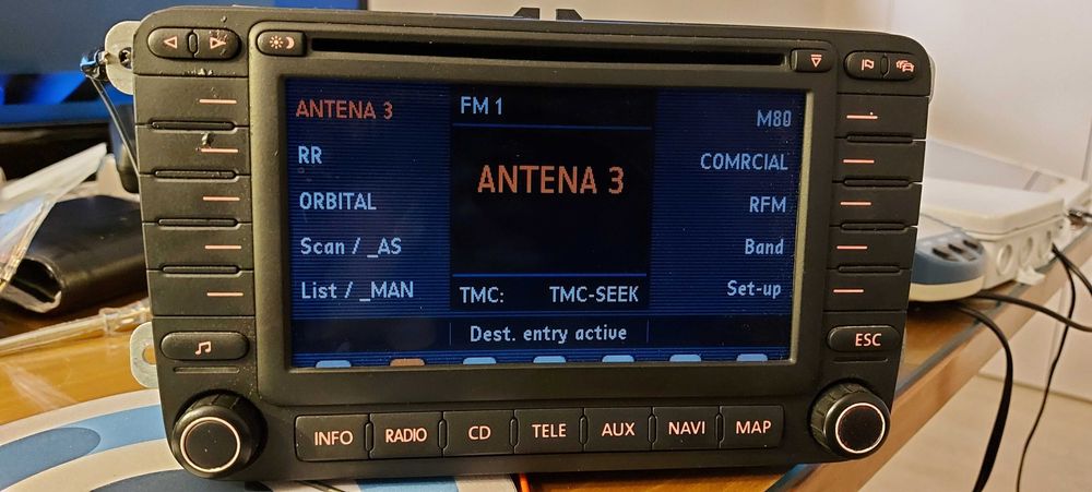 Radio navegação GPS Volkswagen Original MFD2 c/ codigo