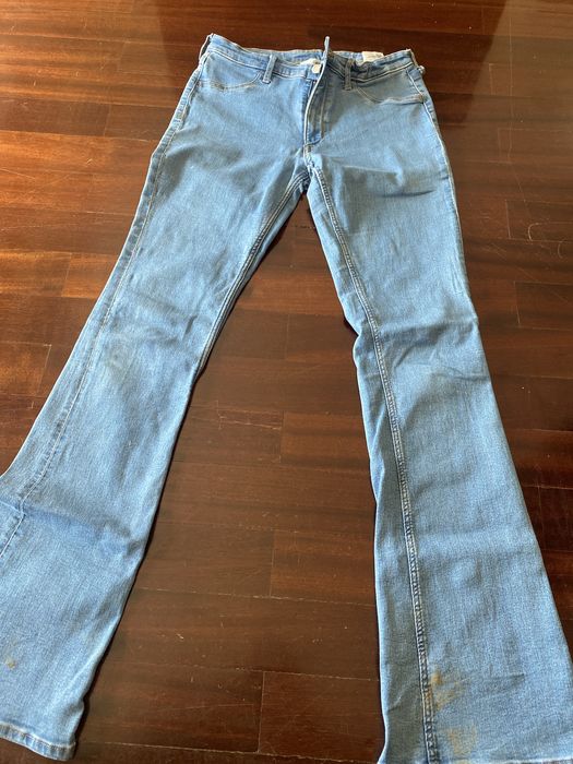 Calça de ganga Boca de sino