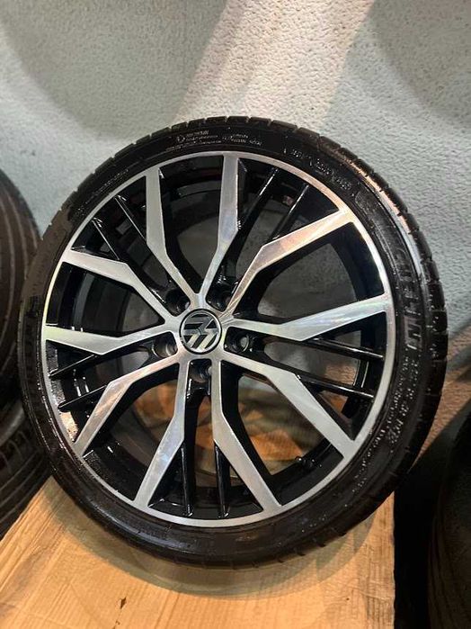 pack jantes e pneus 19 5x112 vw usadas