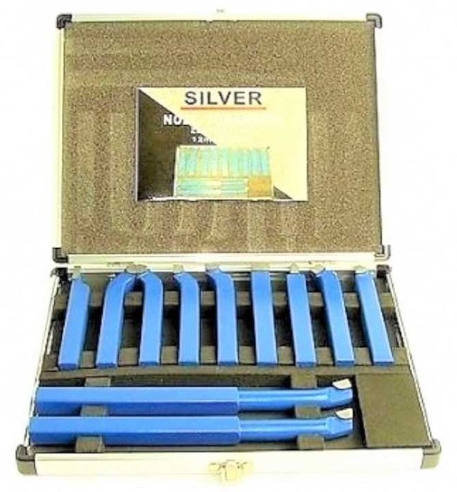 Noże tokarskie - nóż tokarski 10x10mm kpl 11szt SV