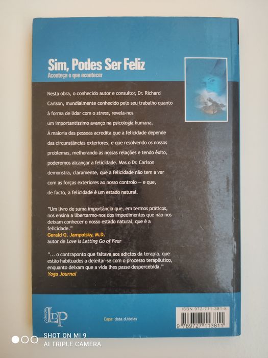 "Sim, Podes Ser Feliz" - Richard Carlson