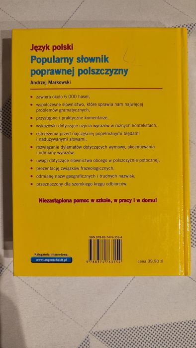 Popularny słownik poprawnej polszczyzny