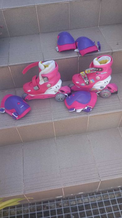 Vendo patins em linha e acessórios