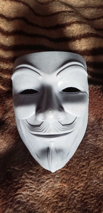 Máscara Guy Fawkes (V de Vingança) - Resina SLA Premium