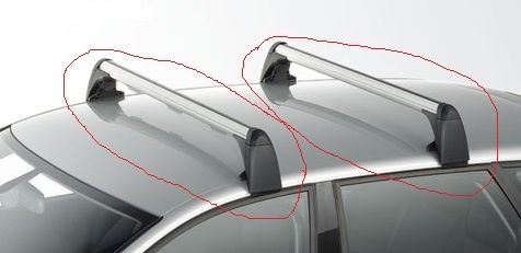 Поперечный багажник на крышу AUDI A3 8V4071151 8V8P 8P9071126 8P907115