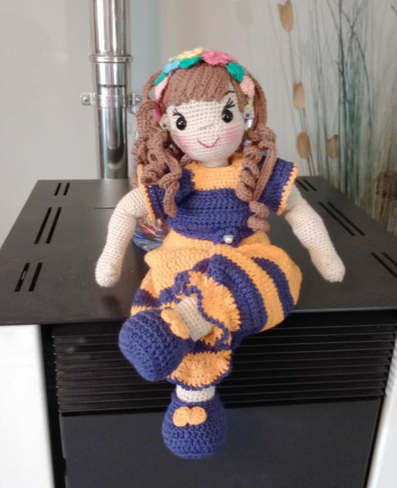 Linda Boneca de Amigurumi