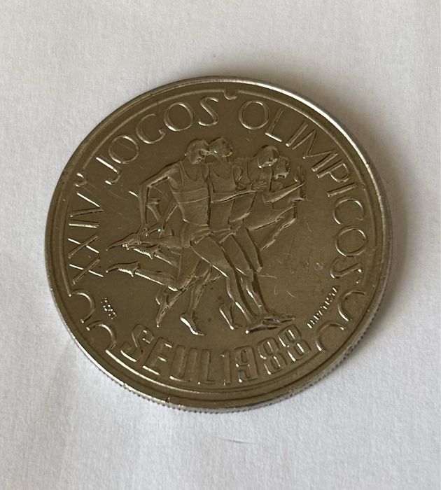 moeda 250 escudos jogos olímpicos seu