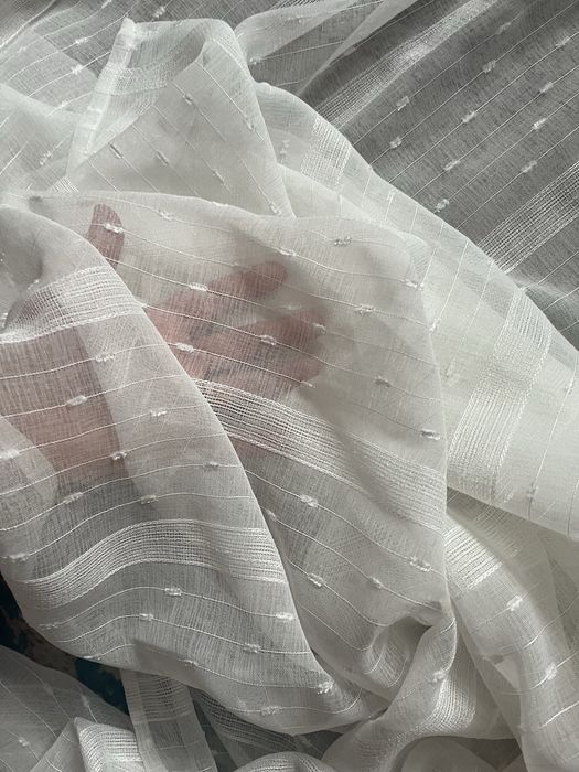 Тюль на вікно айворі