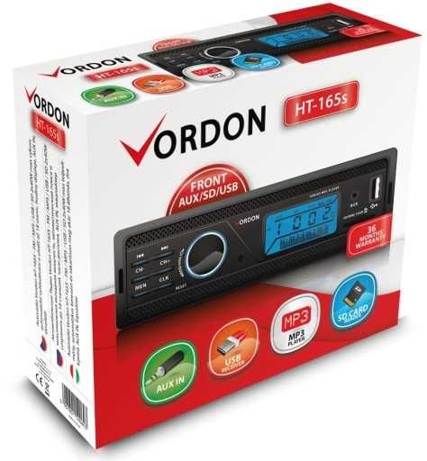 Radioodtwarzacz samochodowy Vordon HT-165s / radio samochodowe