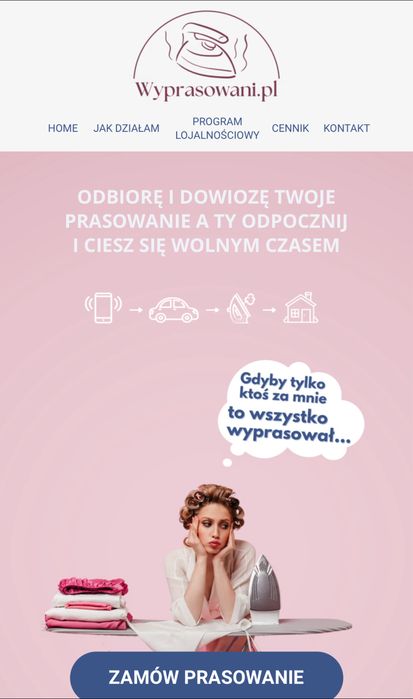 Prasowanie z dowozem Kraków i okolice wyprasowani.pl
