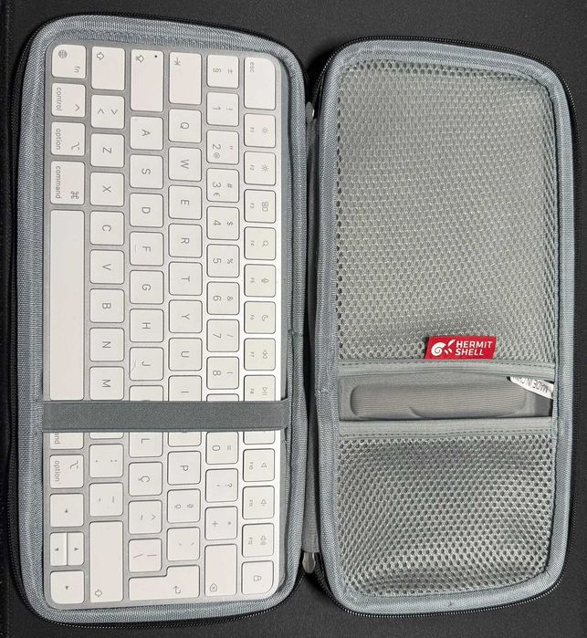 Apple Magic Keyboard + Magic Trackpad + Estojo Hermitshell