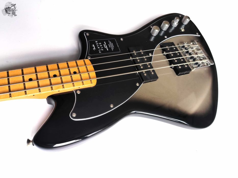 Новий Fender® Player Plus Active Meteora Bass '2024 Silver Burst