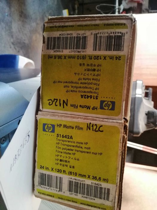 HP Plotter Paper Rolls of Various References.64586420434307120