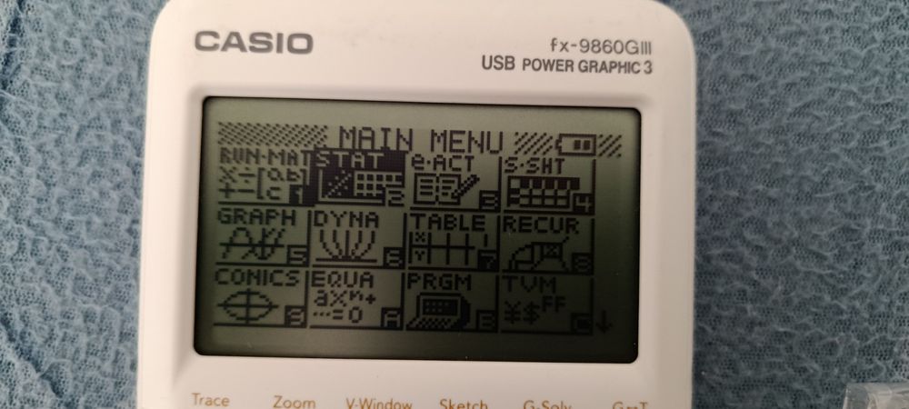 Calculadora Casio fx-9860GIII- Excelente estado e pouco uso