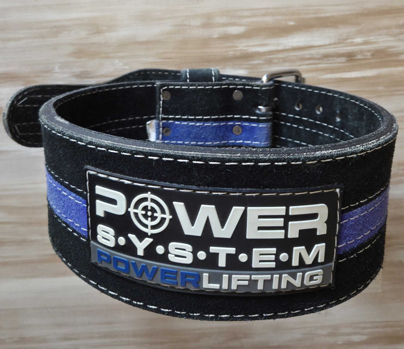Pas kulturystyczny / trójbój Power System PS 3800 skórzany Rozmiar M