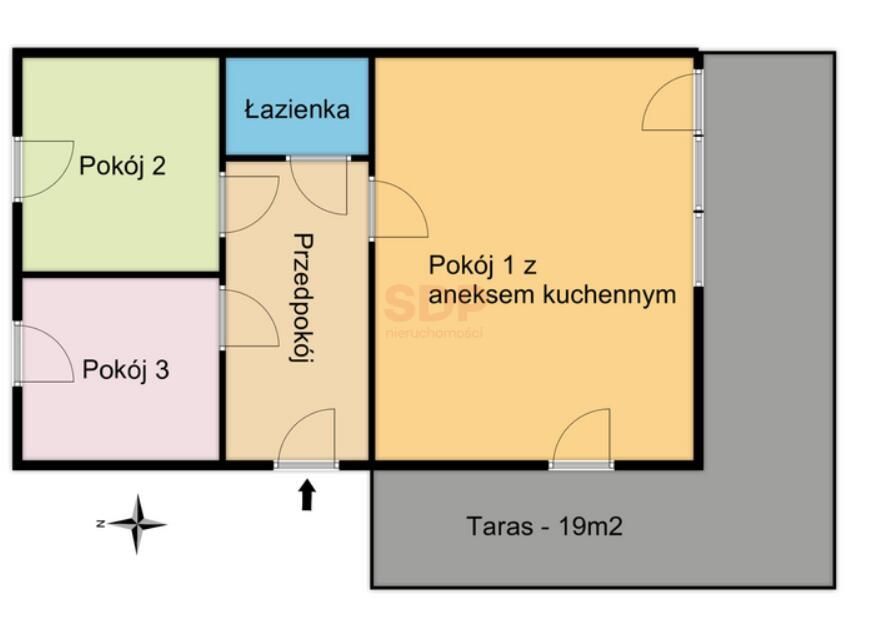 Komfortowe 3 pokoje z tarasem / wysoki standard / ogródek z altaną