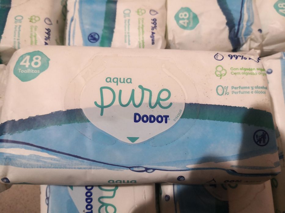 Aqua pure Dodot chusteczki nawilżane 99% woda