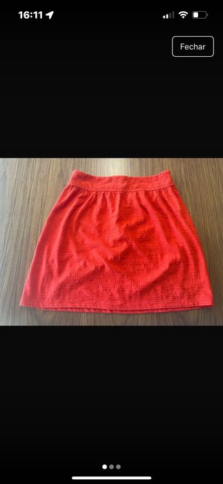 Saia vermelha c&a