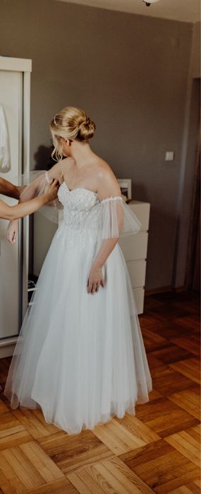 Suknia ślubna gorset