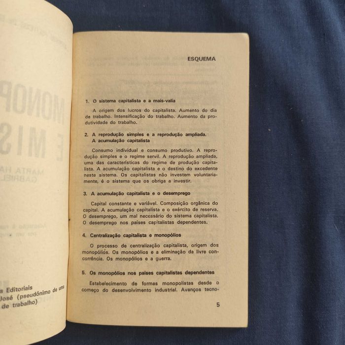 Marta Harnecker e Gabriela Uribe - Monopólio e Miséria