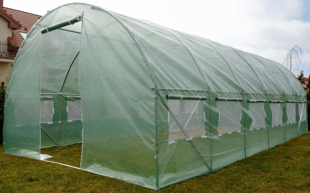 Теплиця велика з вікнами +2входи 6х3х2 Садовий парник 18м2 ПОЛЬША 25мм