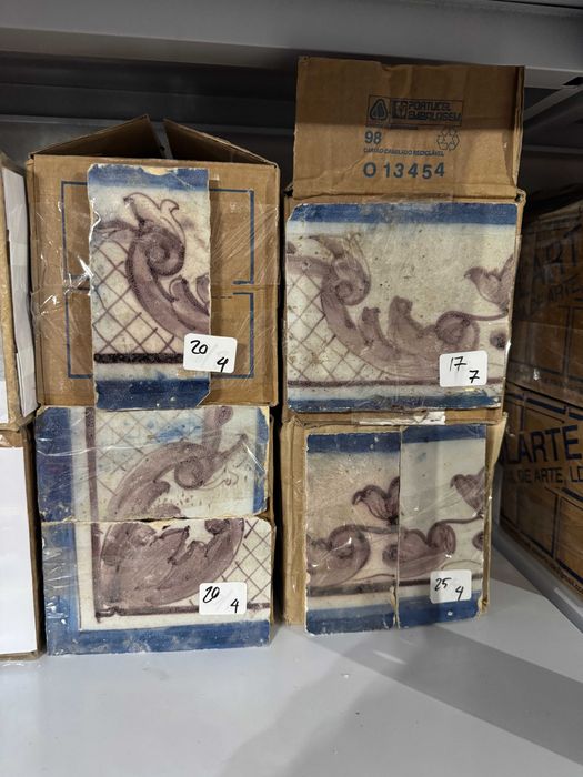 Azulejos Portugueses Antigos seculo XVIII - Pombalinos