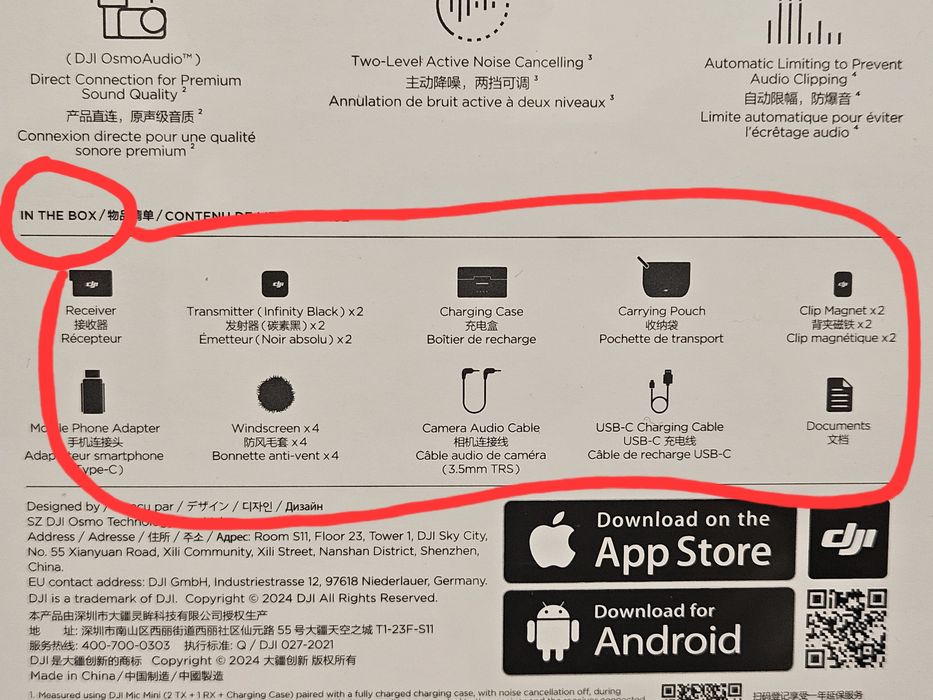 Запаковані‼️ Dji Mic Mini 2tx+1rx+case мікрофон радіосистема пєтлічка