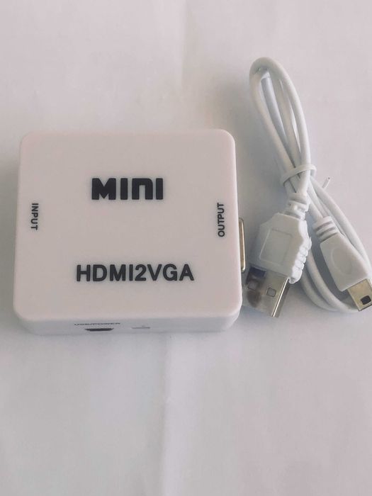 Adaptador Hdmi2Vga com Audio (novo )