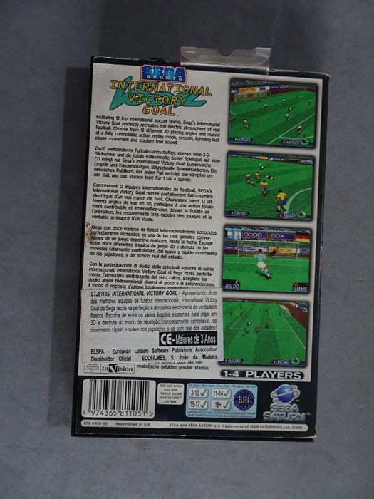 Jogo Sega Saturn International Victory Goal