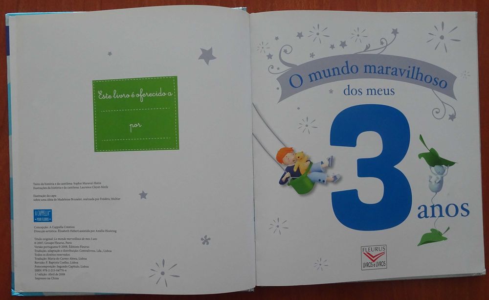 O Mundo Maravilhoso dos Meus 3 Anos (Para Meninos)