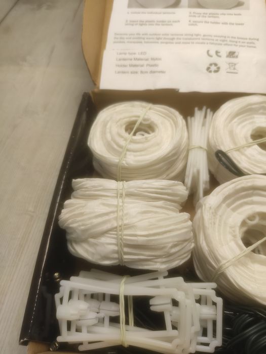 Lampion LED 50 sztuk papierowych chińskich lampionów lampki LED