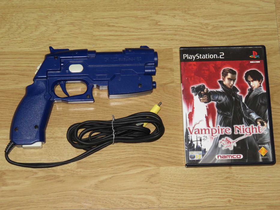Playstation 2: G Con 2 Namco Blue Light Gun + Vampire Night
