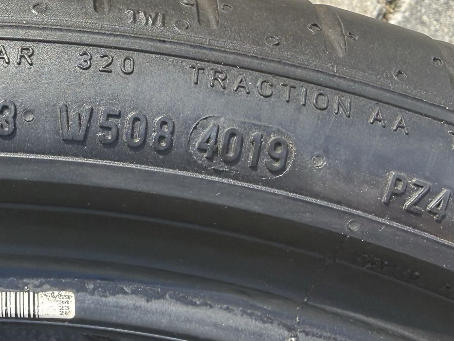 2 Opony letnie Pirelli P zero 255/35R19 96Y  run flat 2019r 2x6.6mm