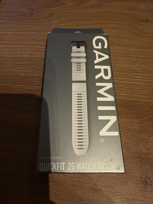 Biały pasek do zagarka Garmin 26mm
