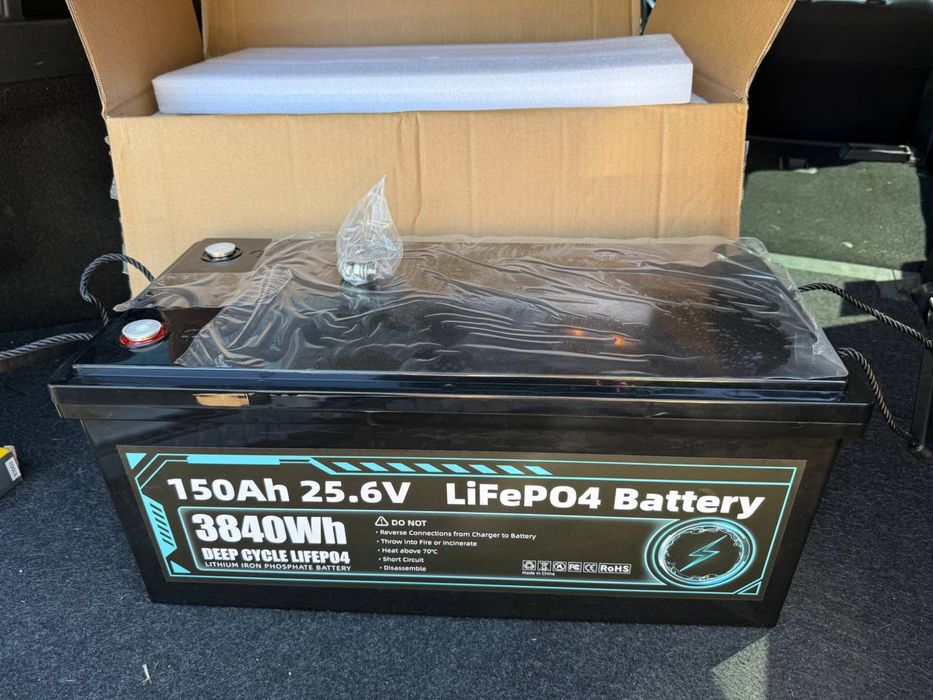 Новий акумулятор LiFePO4 24V 150Ah