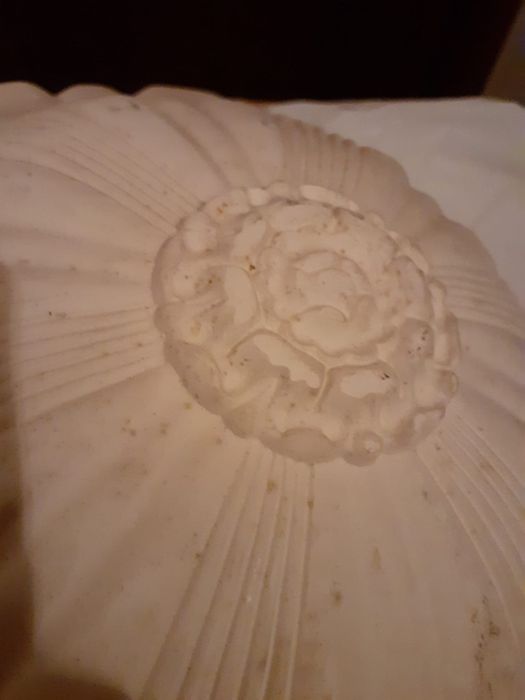 Candeeiro de gesso virgem, branco pode ser pintado