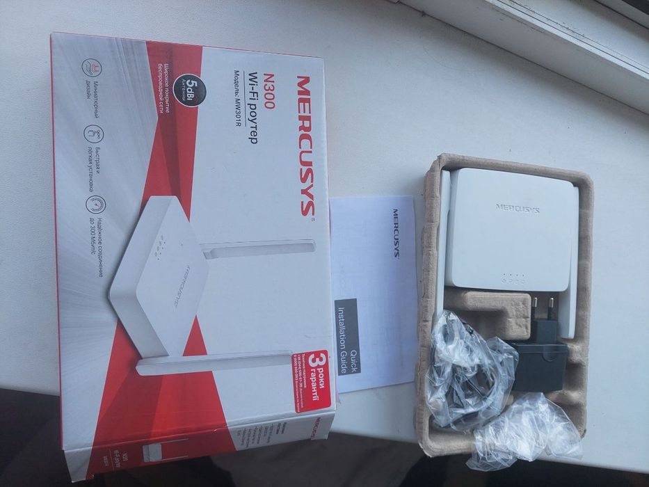 Wi-fi роутер mercusys новый в упаковке (2 штуки в наличии)
