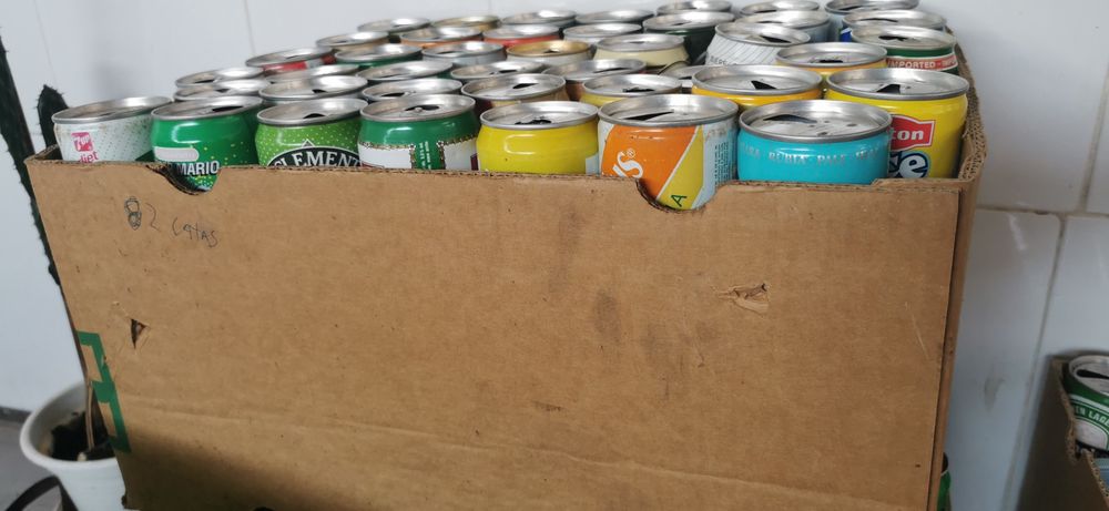 Colecção latas refrigerante vintage