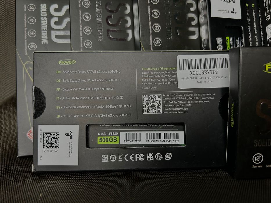 Твердотільний накопичувач SSD Fikwok 500 gb і є на 1TB