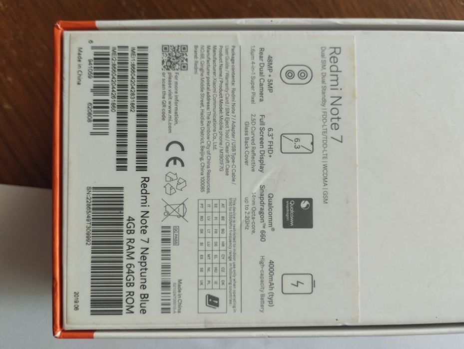 Redmi  note 7 para peças