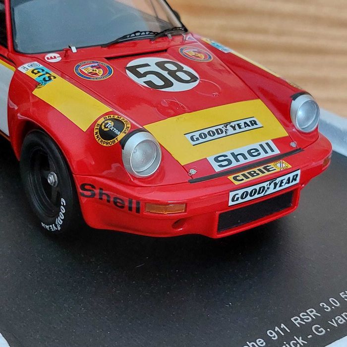 Porsche 911 RSR 3.0 #58 5th 24h Le Mans 1975 SPARK 1:18
