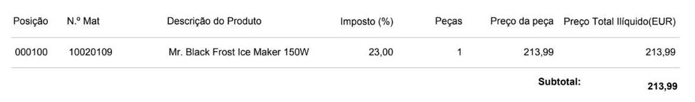 Máquina para fazer gelo NUNCA USADA