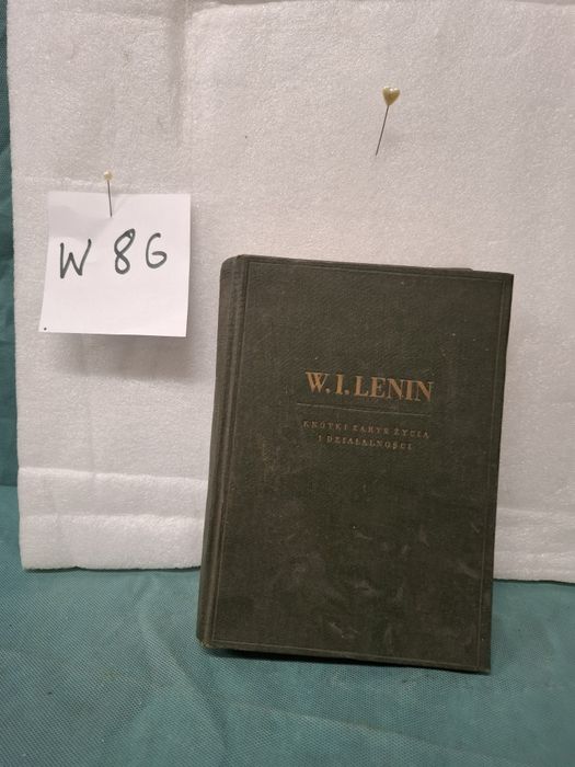 Lenin życie działalność 1949