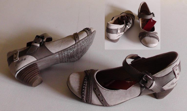 Mustang buty czółenka Creme roz.40